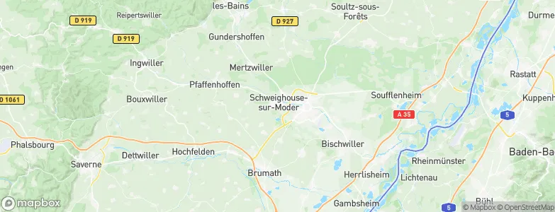 Schweighouse-sur-Moder, France Map