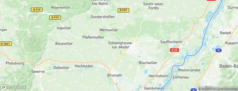 Schweighouse-sur-Moder, France Map