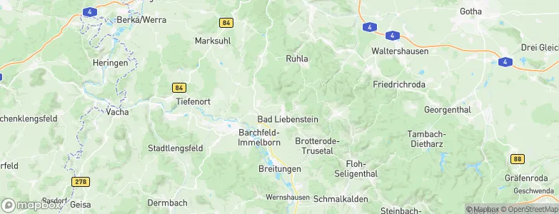 Schweina, Germany Map