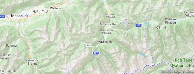 Schwendau, Austria Map