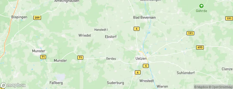 Schwienau, Germany Map