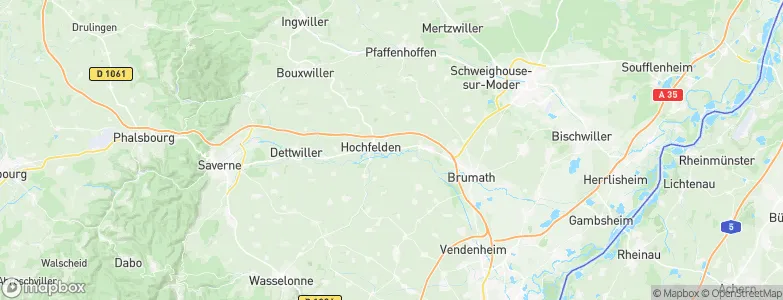 Schwindratzheim, France Map