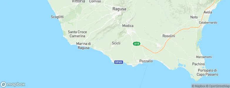 Scicli, Italy Map