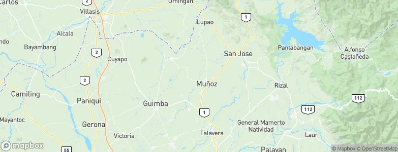 Science City of Muñoz, Philippines Map