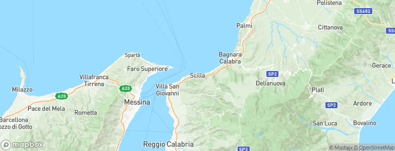 Scilla, Italy Map