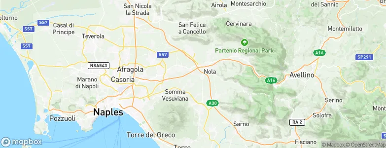 Scisciano, Italy Map