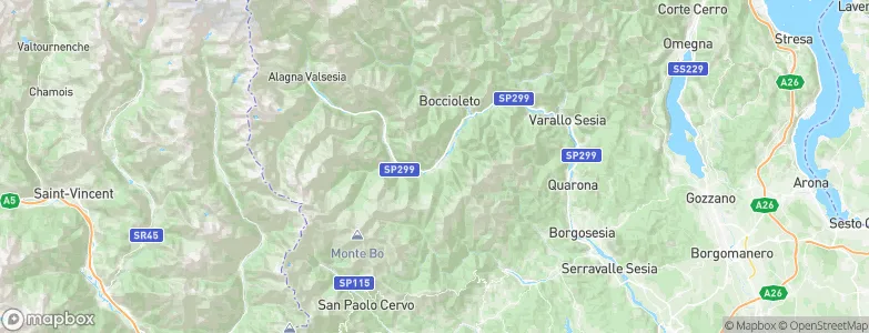 Scopello, Italy Map