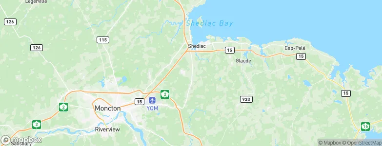 Scoudouc, Canada Map