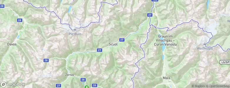Scuol, Switzerland Map