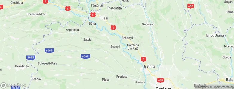 Scăeşti, Romania Map