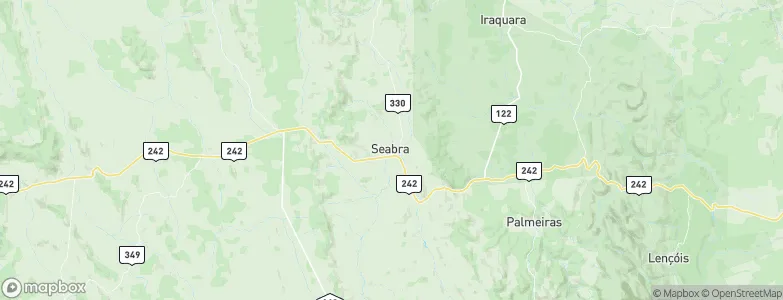 Seabra, Brazil Map