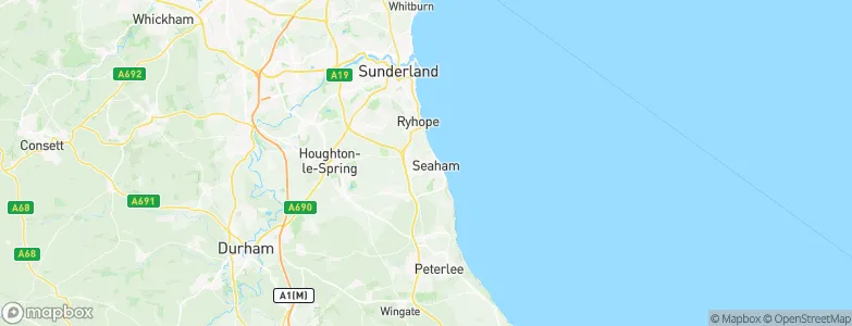 Seaham, United Kingdom Map
