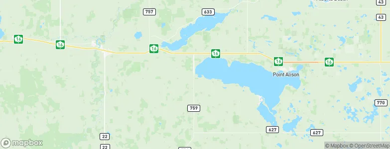 Seba Beach, Canada Map