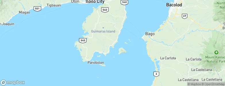 Sebaste, Philippines Map