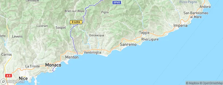 Seborga, Italy Map