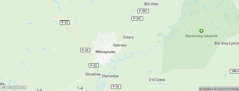 Sebrovo, Russia Map