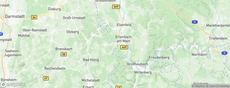 Seckmauern, Germany Map