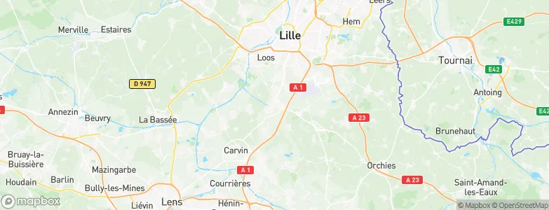 Seclin, France Map