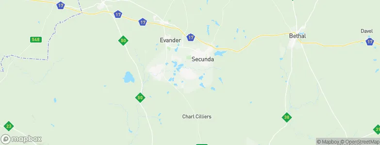 Secunda, South Africa Map