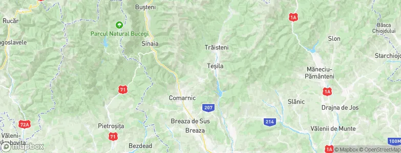 Secăria, Romania Map