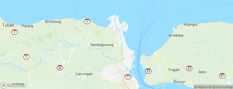 Sedagaran, Indonesia Map