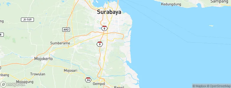 Sedati, Indonesia Map