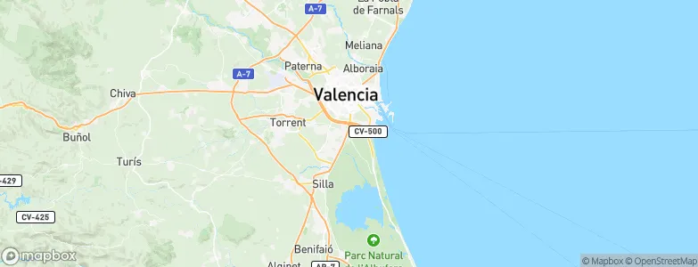 Sedaví, Spain Map