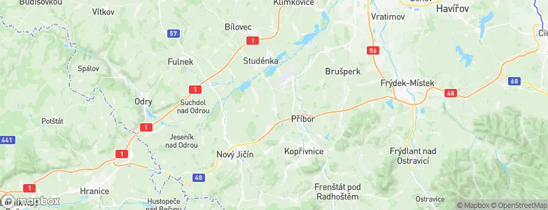 Sedlnice, Czechia Map