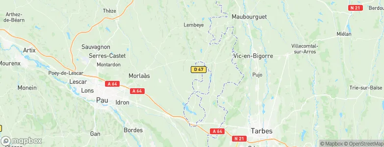 Sedze-Maubecq, France Map