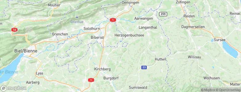 Seeberg, Switzerland Map