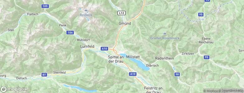 Seeboden, Austria Map