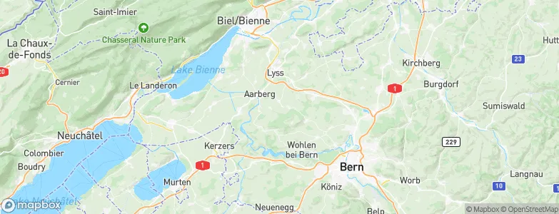 Seedorf (BE), Switzerland Map