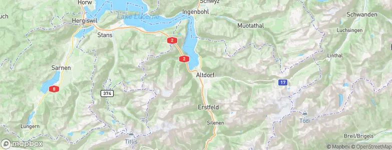 Seedorf, Switzerland Map