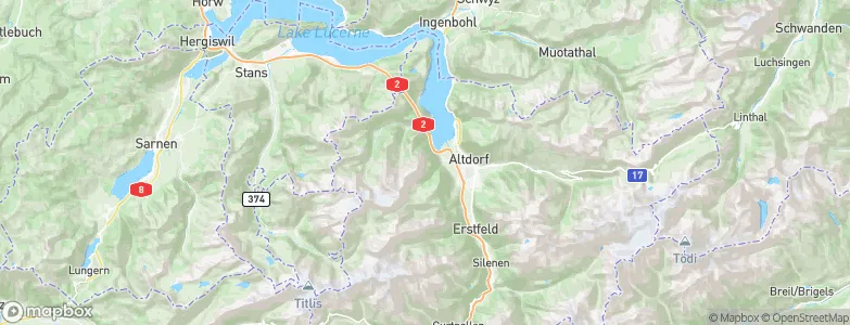 Seedorf (UR), Switzerland Map