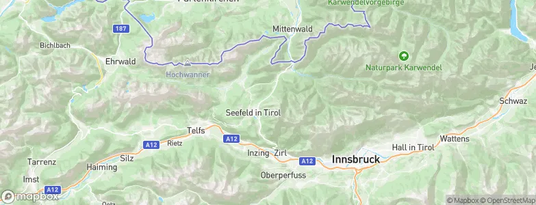 Seefeld, Austria Map