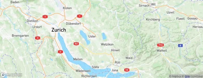 Seegräben, Switzerland Map