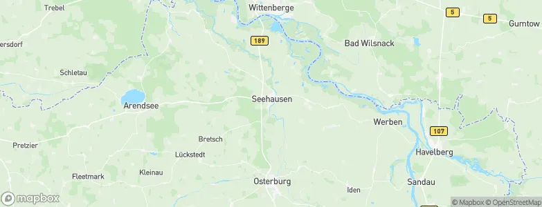 Seehausen, Germany Map