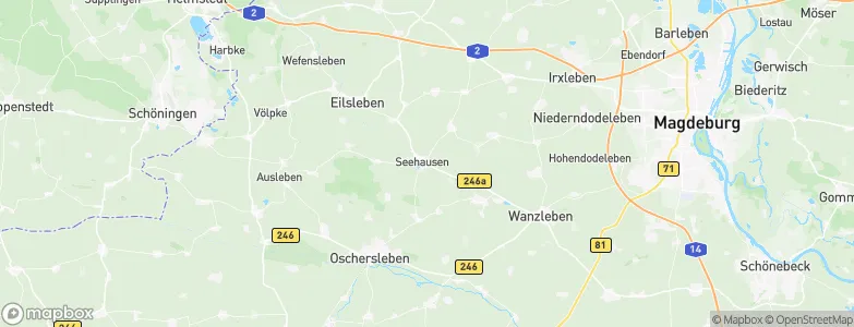 Seehausen, Germany Map