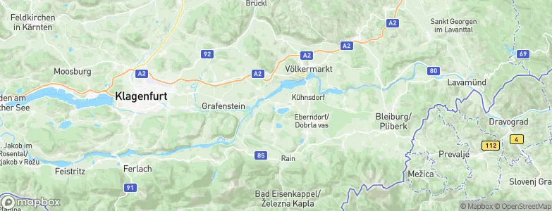 Seelach am Klopeinersee, Austria Map