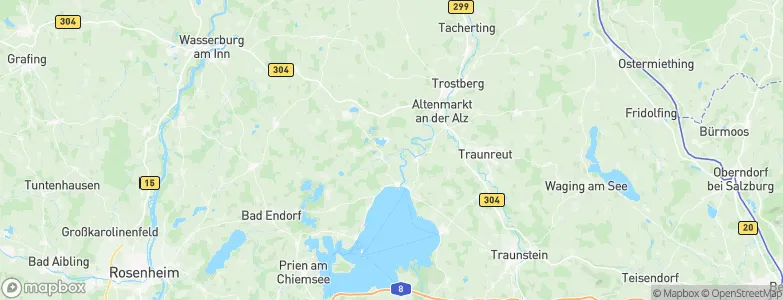 Seeon-Seebruck, Germany Map