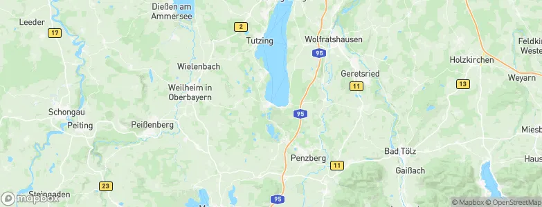 Seeshaupt, Germany Map