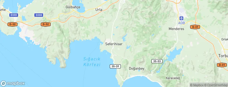 Seferihisar, Turkey Map