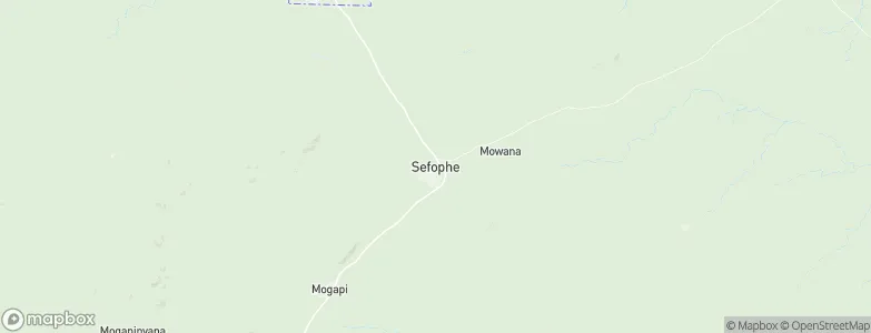 Sefophe, Botswana Map