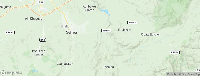 Sefrou, Morocco Map