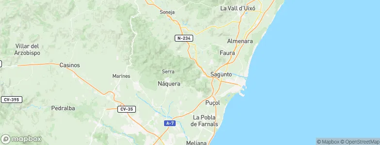 Segart, Spain Map