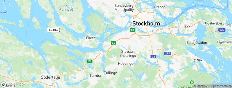 Segeltorp, Sweden Map