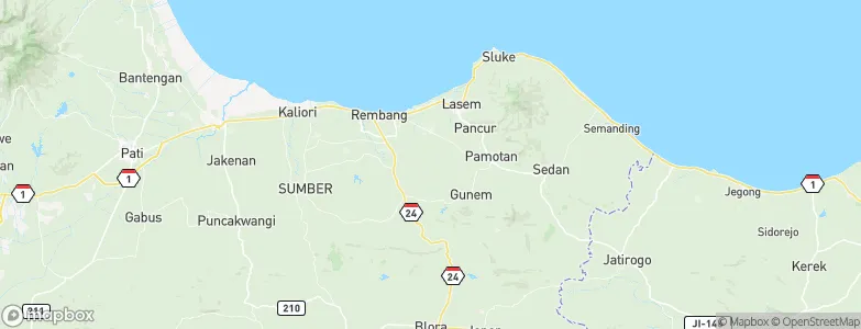 Segoro, Indonesia Map