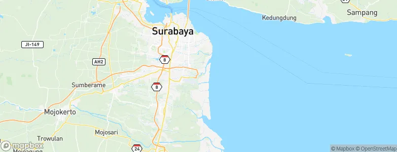 Segorotambak, Indonesia Map