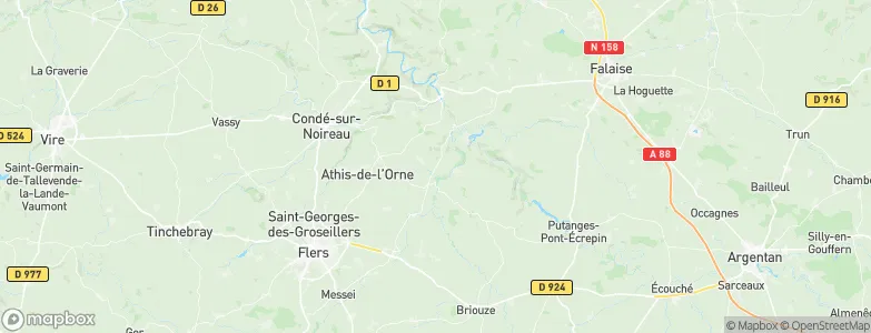 Ségrie-Fontaine, France Map