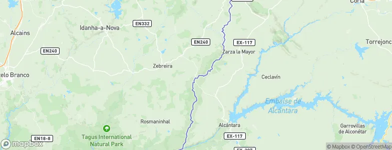 Segura, Portugal Map